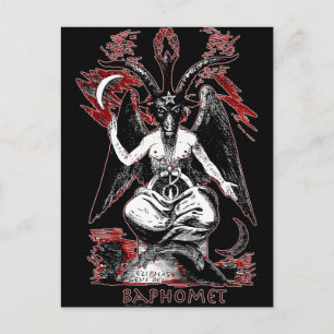 Baphomet Postkarte