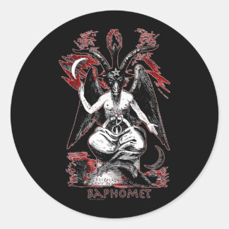 Baphomet Runder Aufkleber