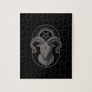 Baphomet Satan Occulan Satan Puzzle