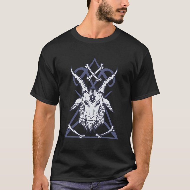 Baphomet Satanic T-Shirt (Vorderseite)