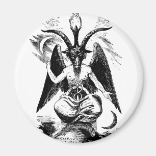 Baphomet (schwarz) magnet