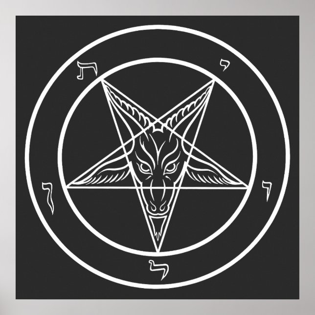 Baphomet Siegel CoS 60cm Poster (Vorne)