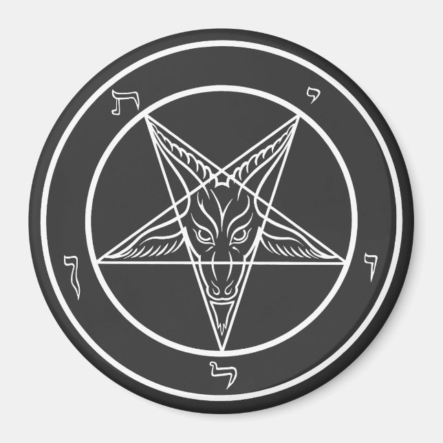 Baphomet-Siegel CoS Magnet (Vorne)