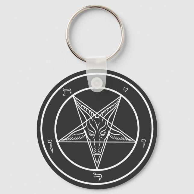 Baphomet-Siegel CoS Schlüsselanhänger (Vorderseite)