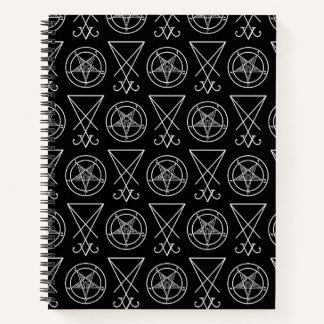 Baphomet & Sigil von Lucifer Notizbuch