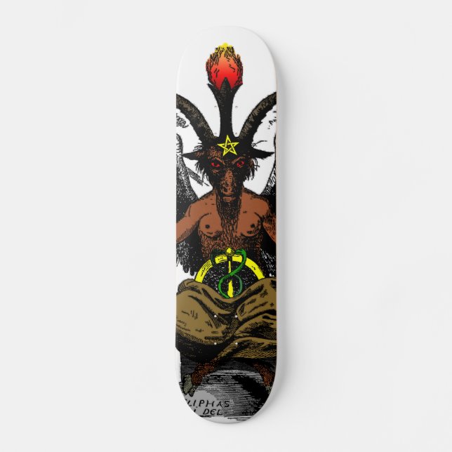 Baphomet Skateboard (Vorderseite)