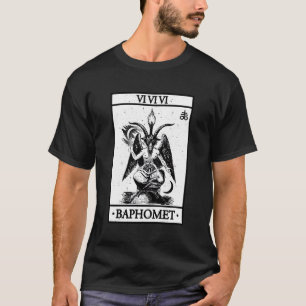 Baphomet Tarot Card Satanic Occul T-Shirt