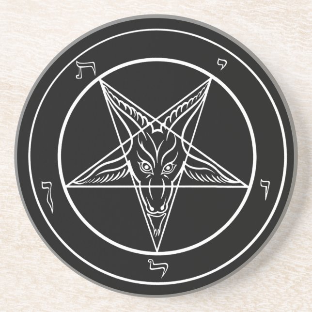 Baphomet Untersetzer (Vorne)