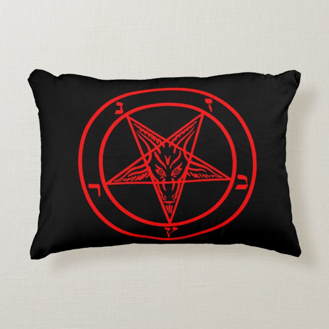 Baphomet Zierkissen (Vorderseite)