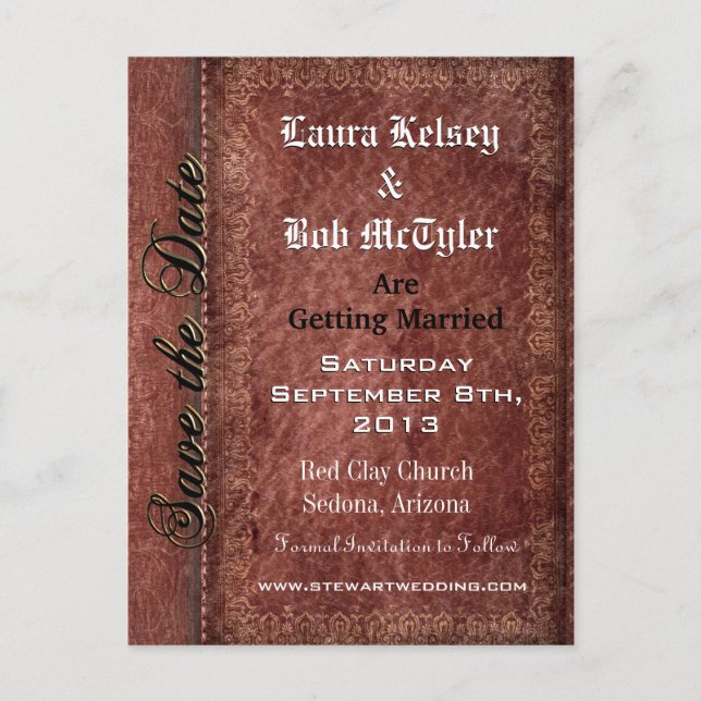 Baphrome Save the Date Postkarten (Vorderseite)