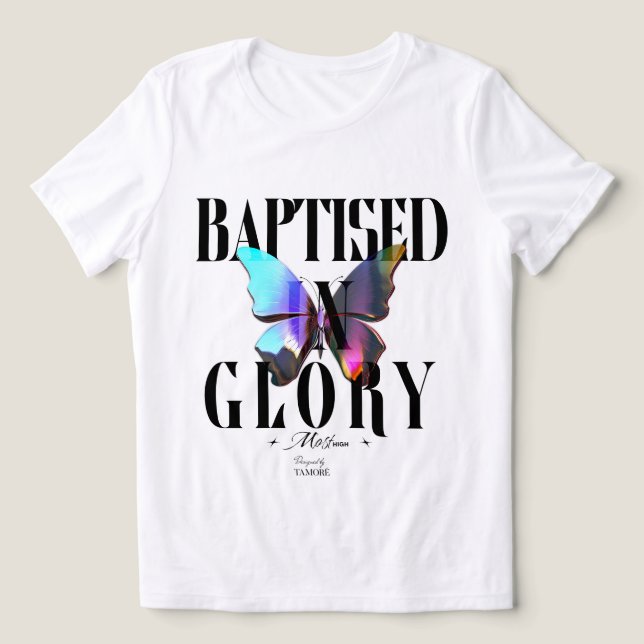 Baptised In Glory Women's  Tri-Blend Shirt (Design Vorderseite)