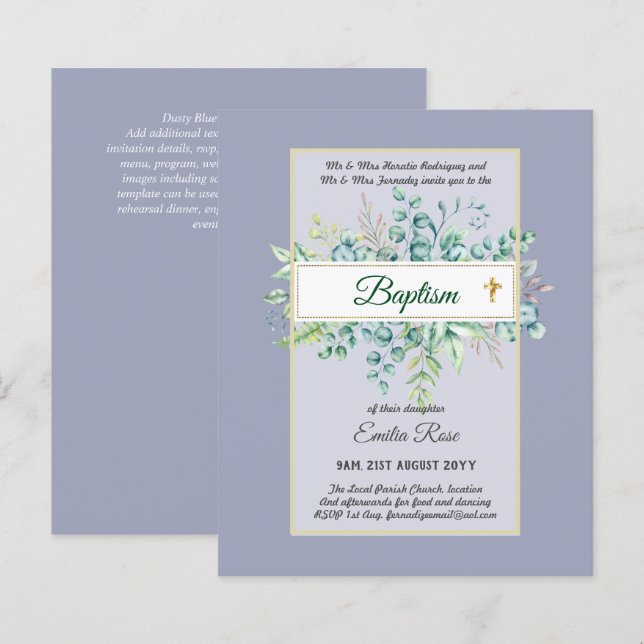 BAPTISM - Blätter zur Förderung des Umweltschutzes (Vorne/Hinten)