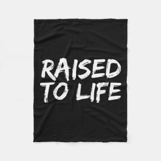 Baptism Gift New Christians Baptismal Quote Raised Fleecedecke