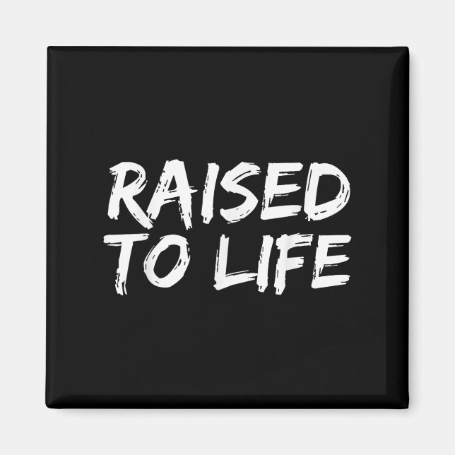 Baptism Gift New Christians Baptismal Quote Raised Magnet (Vorne)