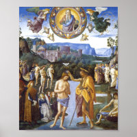 Baptism Of Christ Sistin Chapel - Pietro Perugino