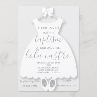 BAPTISMITTELEINLADUNG EINLADUNG