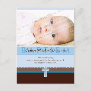 BAPTISMITTELEINLADUNG: rein 5 Einladungspostkarte