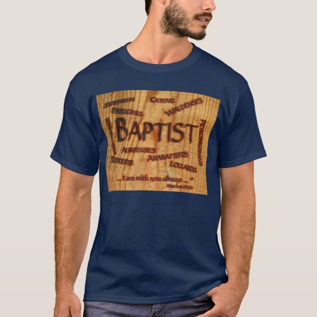 Baptistengeschichte T-Shirt (Vorderseite)