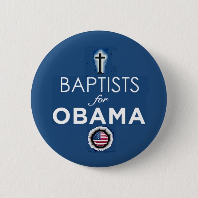 BAPTISTENobama-Knopf Button (Vorderseite)