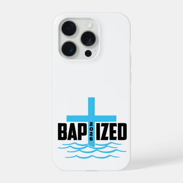Baptized 2026 Christian Phone Case iPhone Hülle (Rückseite)