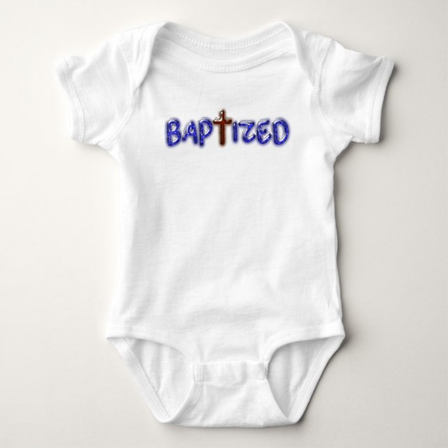 Baptized Baby Bodysuit - Taufe - Besondere Anlass Baby Strampler (Vorderseite)