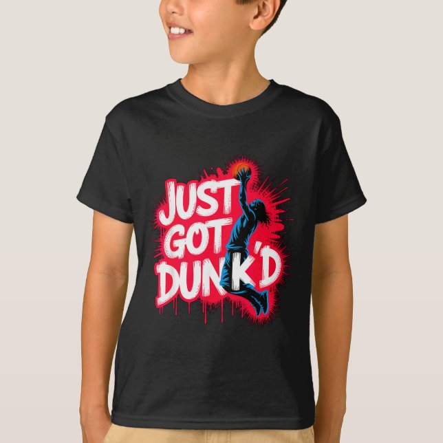 Baptized Jesus Just Got Dunked Baptism  T-Shirt (Vorderseite)