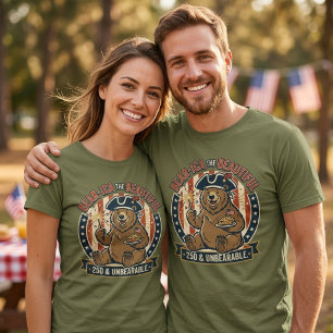 Bär 250. Jubiläum Bär-ica die Schöne T-Shirt