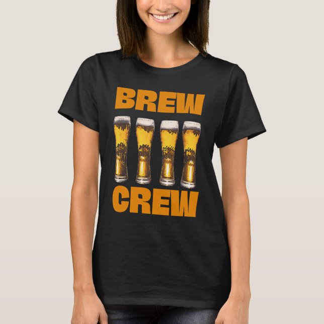 Bar Alcohol Beer Glasses Bier T-Shirts (Vorderseite)