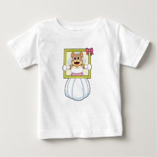 Bär als Braut mit Hochzeitskleid & Bilderrahmen.p Baby T-shirt