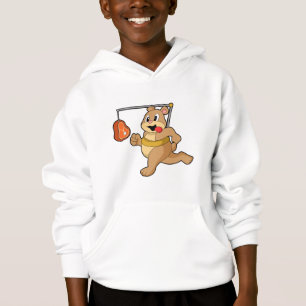 Bär als Runner Hoodie
