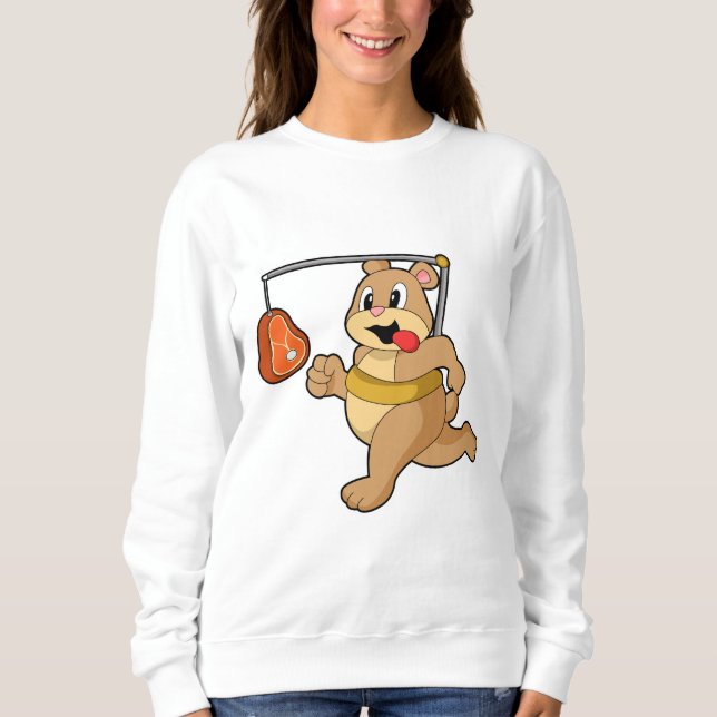 Bär als Runner Sweatshirt (Vorderseite)
