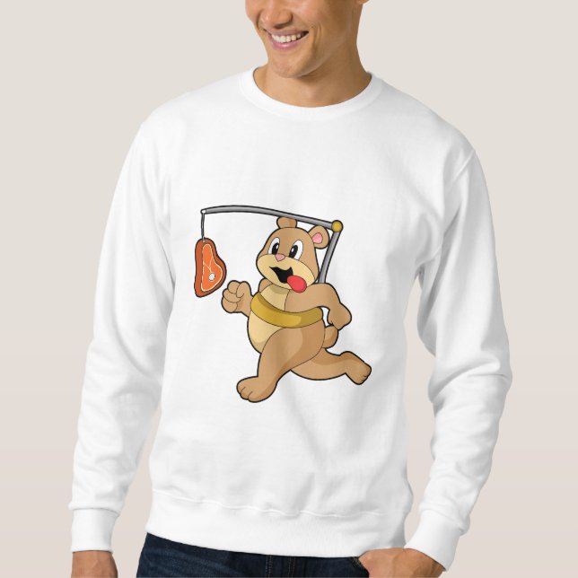 Bär als Runner Sweatshirt (Vorderseite)