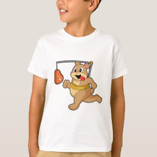 Bär als Runner T-Shirt