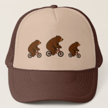Bär auf einem Fahrrad – Wilde Fahrt Vibes