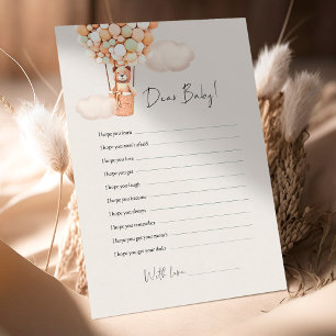 Bär-Baby-Shower-Spiel - Liebes Baby