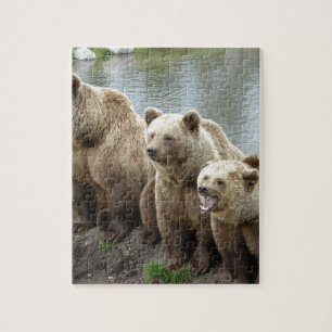 Bär Bären Tier individuell anpassen Jahrestage Puzzle