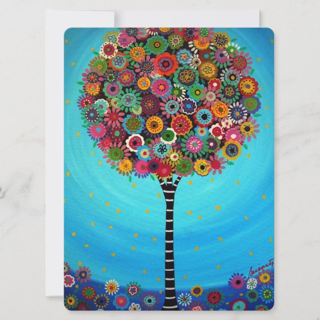 Bar Bat Mitzvah Einladung (Vorderseite)