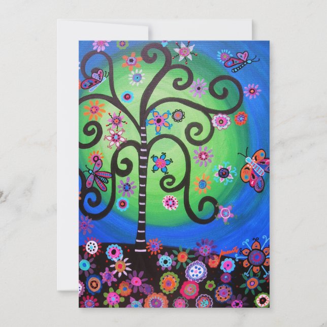 Bar Bat Mitzvah Einladung (Vorderseite)