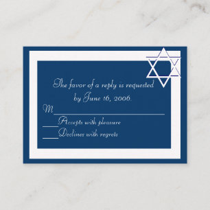 Bar/Bat Mitzvah Einladungskarte
