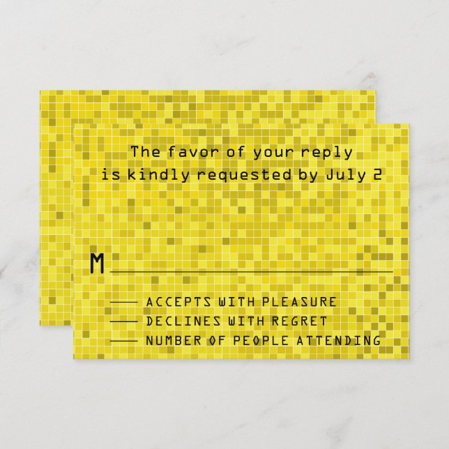 Bar Bat Mitzvah Enclosure RSVP Cards Spiel on (Vorne/Hinten)