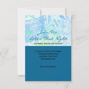 Bar Bat Mitzvah Party Card Einladung