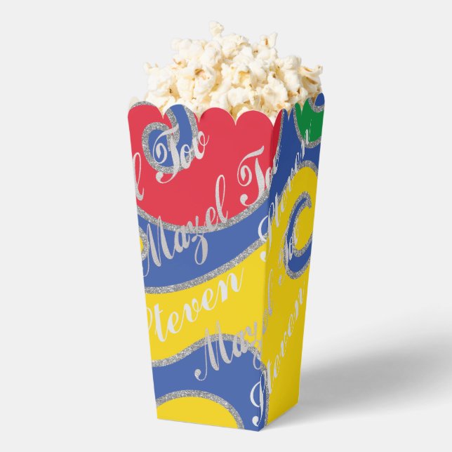 Bar Bat Mitzvah Wirbel Geschenkschachtel (Geplatzt)