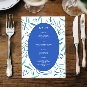 Bar Bat Mitzwa jüdische Hochzeit Botanik individue Menükarte