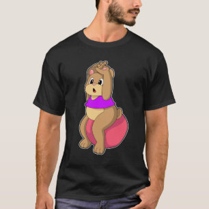Bär bei Fitness mit Übungsball.PNG T-Shirt