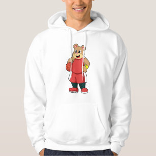 Bär beim Basketball Sports Hoodie