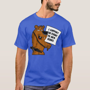 Bär bewaffnet Grizzlybären T-Shirt