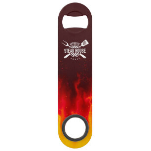 Bar Blade Opener — Custom GRILLEN Steak House Speed Flaschenöffner