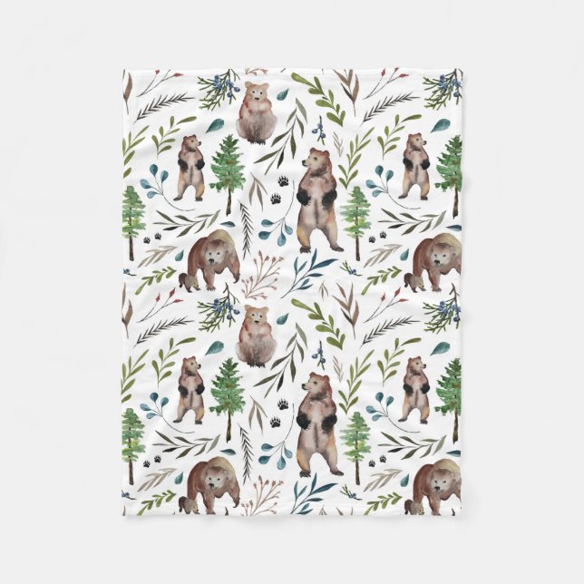 Bär, Blätter und Bäume Decke (Vorderseite)