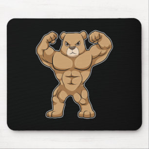 Bär Bodybuilder Bodybuilding Sport  Mousepad