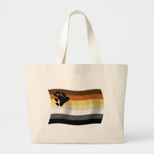 Bär-Bruderschaft-Flagge-Tragetasche Jumbo Stoffbeutel